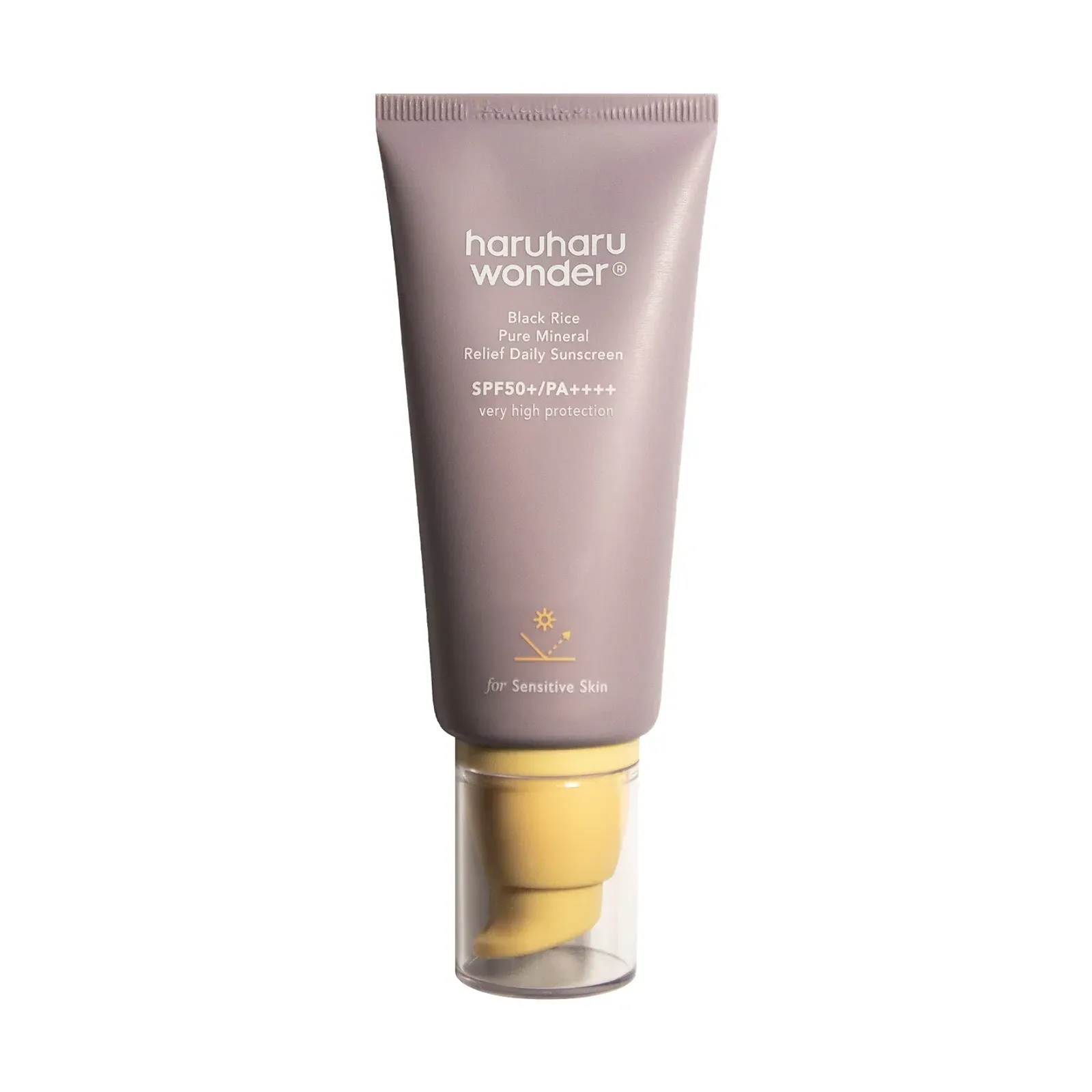 HARUHARU WONDER Black Rice Pure Mineral Relief Daily Sunscreen Unscented 50ml — imagen 1