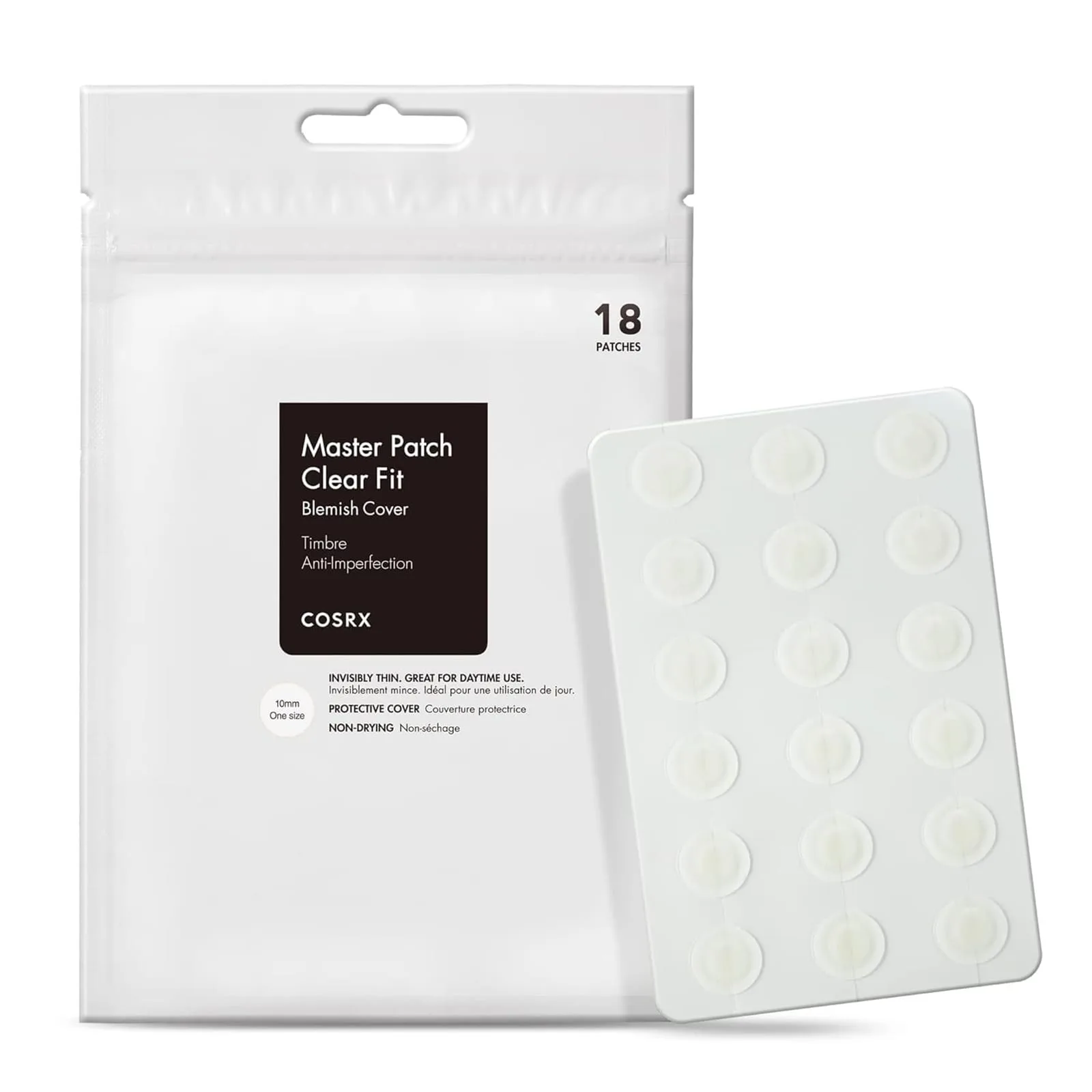 COSRX Pimple Patch Parches Clear Fit Master 18 parches — imagen 1
