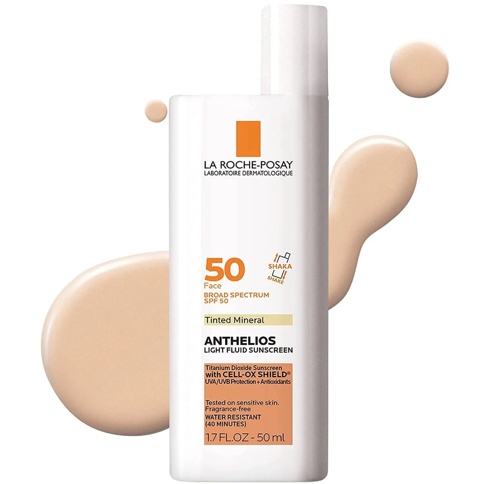 LA ROCHE POSAY ANTHELIOS TINTED MINERAL MINERAL ULTRA LIGHT FLUID 50 SPF — imagen 1